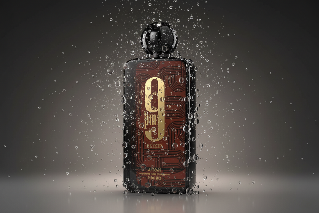 Afnan 9 PM Elixir Unisex Extrait De Parfum Alcohol-Free 3.4 Fl. Oz. Long-Lasting Flavor Concentration Perfume