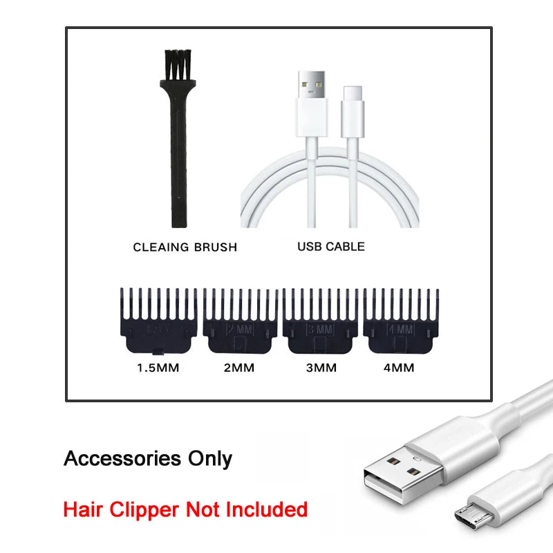 T9 Professional Hair Clipper/Accessories for Men | USB Fast Charging | Beard/Body/Hair Trimmer | Precision Electric Shaver