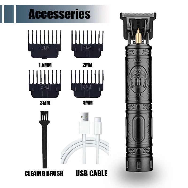 T9 Professional Hair Clipper/Accessories for Men | USB Fast Charging | Beard/Body/Hair Trimmer | Precision Electric Shaver